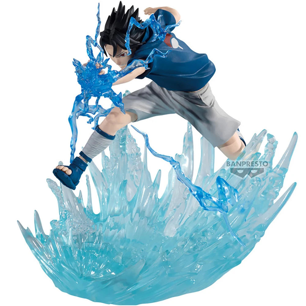 Figura 12cm Bandai Banpresto Edición Combinada Batalla | Figuras de acción originales de Sasuke Uchiha y Naruto Uzumaki en pleno combate. Modelos decorativos perfectos para aficionados y niños.