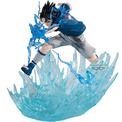 Figura 12cm Bandai Banpresto Edición Combinada Batalla | Figuras de acción originales de Sasuke Uchiha y Naruto Uzumaki en pleno combate. Modelos decorativos perfectos para aficionados y niños.