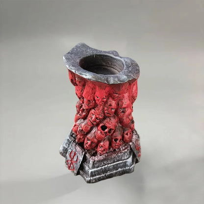 Porte-Bougie en résine avec support inspiré de l'univers de BERSERK, idéale pour les décorations d'Halloween ou thématiques. Cadeau parfait pour les amateurs d'anime et d'objets uniques