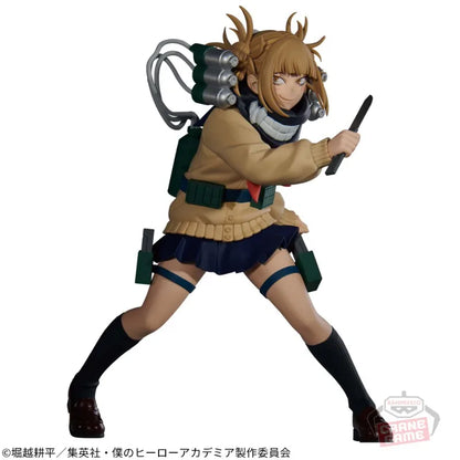 Figuras My Hero Academia de 8-11 cm | Figura oficial de PVC de Banpresto que representa a Himiko Toga, miembro de los Evil Villains de My Hero Academia. Perfecto para completar una colección o regalar a los fans del anime.
