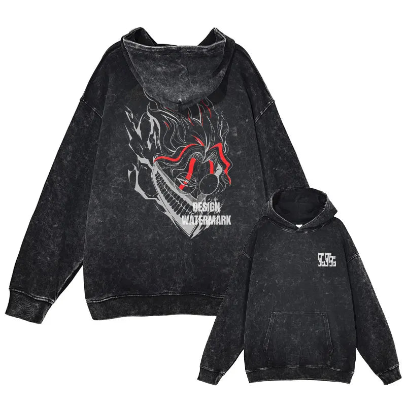 Hoodie vintage lavé inspiré de Dan Da Dan, un incontournable pour les fans du manga. Avec son design oversize et son style streetwear. Confortable et stylé, il est parfait pour les hommes et les femmes qui souhaitent afficher leur amour pour l'anime