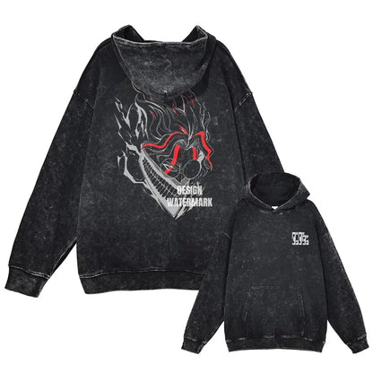 Hoodie vintage lavé inspiré de Dan Da Dan, un incontournable pour les fans du manga. Avec son design oversize et son style streetwear. Confortable et stylé, il est parfait pour les hommes et les femmes qui souhaitent afficher leur amour pour l'anime