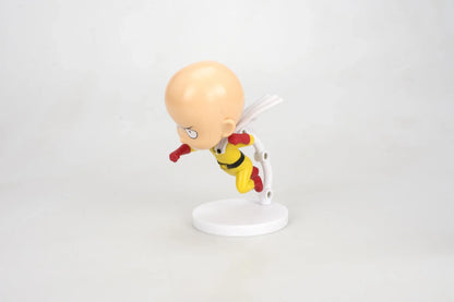 Figura One Punch Man de 10 cm | Figuras que representan a Saitama en 3 poses diferentes. Ideal para coleccionistas y fanáticos de One Punch Man. Perfecto como decoración o regalo.