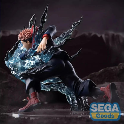 Figura Original genuina de SEGA Jujutsu Kaisen de 19cm | Figura de PVC que representa a Yuji Itadori en acción. Un modelo ideal para coleccionistas y fans del anime, perfecto como regalo o decoración.