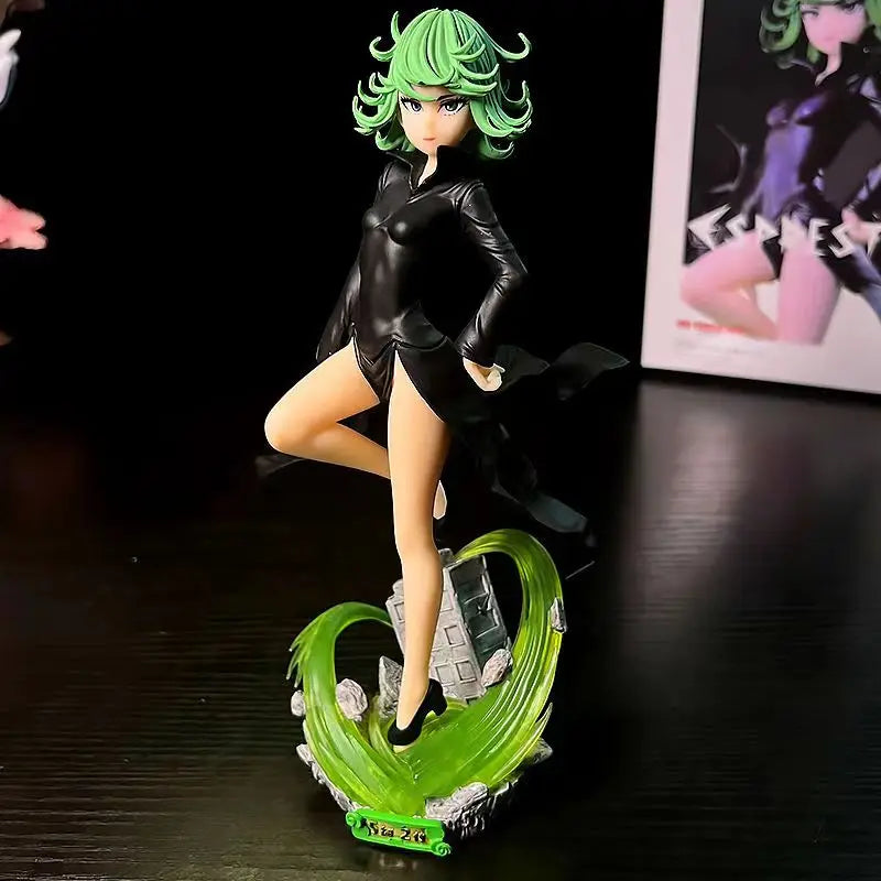 Figura One Punch Man de 22 cm | Figura de PVC de Tatsumaki, también conocido como Tragic Tornado, de One Punch Man. Un modelo coleccionable ideal para los fans del anime y un regalo perfecto para los niños.