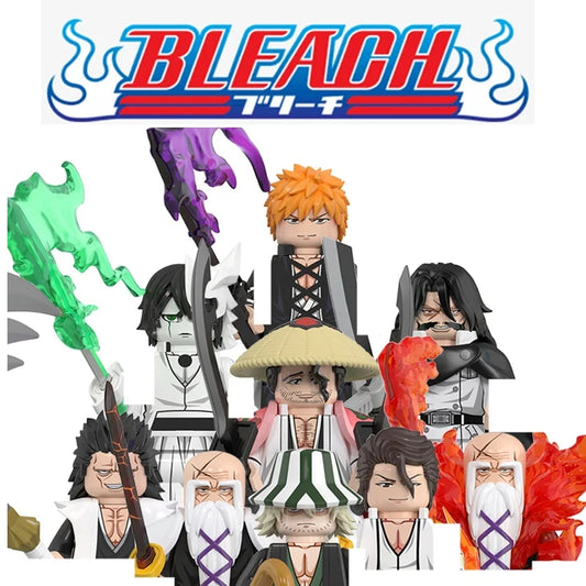 Mini Figurine LEGO BLEACH Kurosaki Ichigo. Parfaite pour les collectionneurs et fans d’anime, cette figurine miniature à assembler capture les détails emblématiques du personnage principal