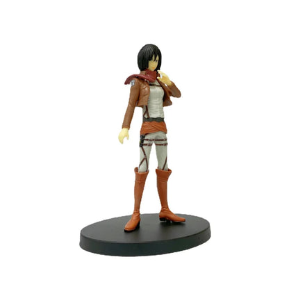 Figuras de Ataque a los Titanes de 16 cm | Figuras coleccionables que representan a Eren, Mikasa y Levi de Attack on Titan. Ideales para fanáticos y coleccionistas, estos modelos detallados traen el mundo del anime a tu espacio. 