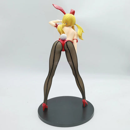 Figura de cola de hada de 38 cm | Figura de PVC de Lucy Heartfilia disfrazada de conejita. Esta figura detallada ofrece un diseño premium. Un modelo de colección perfecto para fans.
