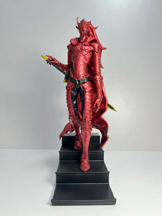 25cm Solo Leveling Figure, Limited Edition of 10 | Detailed solid resin model of Igris, the red knight inspired by the Solo Leveling anime. Ideal for collectors and fans. A unique addition to any collection