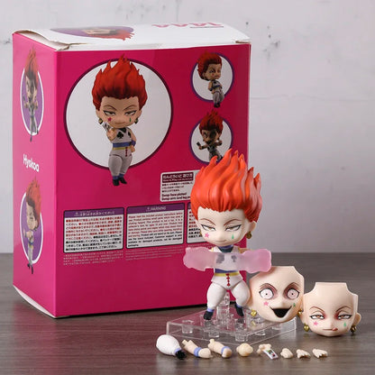 Figura Cazador x Cazador de 10 cm | Adorable figura de acción con personajes icónicos del anime HxH, ideal para coleccionistas. ¡Un regalo creativo perfecto para los fanáticos del anime!