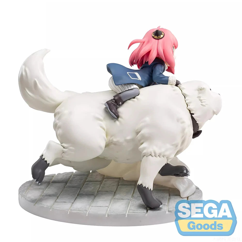 Figura SEGA Luminasta Spy x Family de 16 cm | Anya &amp; Bond Forger, modelo coleccionable inspirado en la misión Extend, perfecto para fans y coleccionistas del anime. 