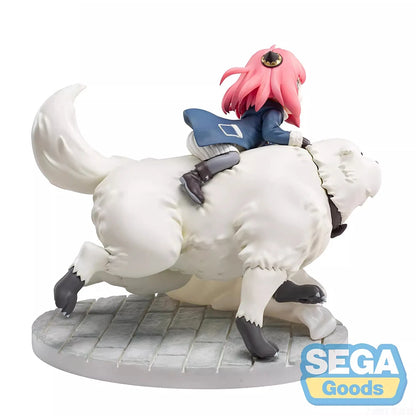 Figura SEGA Luminasta Spy x Family de 16 cm | Anya &amp; Bond Forger, modelo coleccionable inspirado en la misión Extend, perfecto para fans y coleccionistas del anime. 