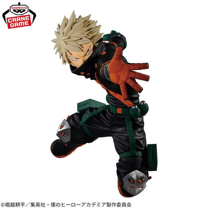 Figura My Hero Academia de 15 cm | Descubre esta figura de Katsuki Bakugo de la serie The Amazing Heroes DX de Banpresto. Un modelo detallado en caja ideal para fans y coleccionistas de Boku no Hero Academia.