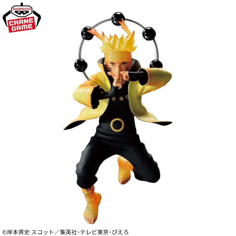 14cm Figurine Bandai BANPRESTO (édition Vibration Stars Spécial) - Naruto Shippuden | Modèle en PVC de  Uzumaki Naruto en mode Rikudô Sennin, idéal pour les collectionneurs et fans d'anime. Parfait comme jouet, décoration ou cadeau