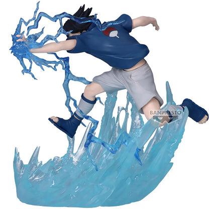 Figura 12cm Bandai Banpresto Edición Combinada Batalla | Figuras de acción originales de Sasuke Uchiha y Naruto Uzumaki en pleno combate. Modelos decorativos perfectos para aficionados y niños.
