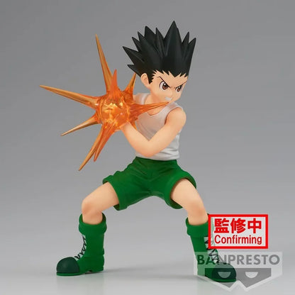 Figura Bandai Banpresto de 11 cm (edición de estrellas vibratorias) Hunter x Hunter | Maqueta en PVC que representa a Gon Freecss. Perfecto para colecciones y como regalo para fans del anime.