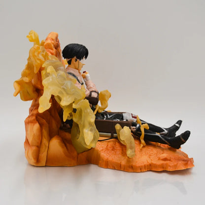 15cm Attack on Titan Figure | Levi Ackerman Figure. This detailed model is a must-have for anime fans. Perfect for collection or as a gift 