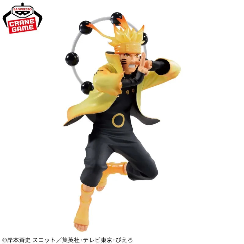 14cm Figurine Bandai BANPRESTO (édition Vibration Stars Spécial) - Naruto Shippuden | Modèle en PVC de  Uzumaki Naruto en mode Rikudô Sennin, idéal pour les collectionneurs et fans d'anime. Parfait comme jouet, décoration ou cadeau