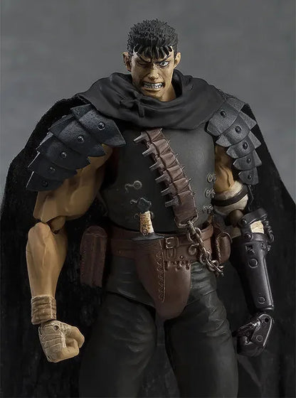 Figura BANDAI Berserk de 17cm | Figura de Guts en versión Black Swordsman con piezas intercambiables. Modelo de PVC ideal para fans y coleccionistas de Berserk.
