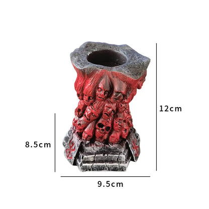 Porte-Bougie en résine avec support inspiré de l'univers de BERSERK, idéale pour les décorations d'Halloween ou thématiques. Cadeau parfait pour les amateurs d'anime et d'objets uniques
