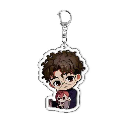 Añade un toque de estilo anime a tus accesorios con estos llaveros acrílicos Dan Da Dan. Estos colgantes versátiles son perfectos para bolsos, llaves o colecciones.