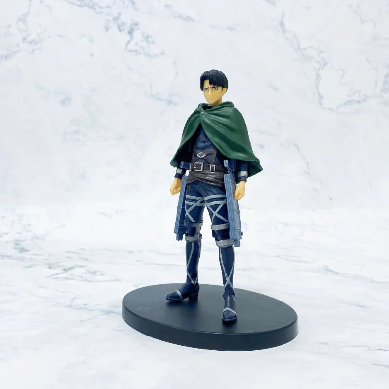 Figuras de Ataque a los Titanes de 16 cm | Figuras coleccionables que representan a Eren, Mikasa y Levi de Attack on Titan. Ideales para fanáticos y coleccionistas, estos modelos detallados traen el mundo del anime a tu espacio. 