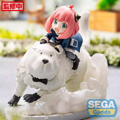 Figura SEGA Luminasta Spy x Family de 16 cm | Anya &amp; Bond Forger, modelo coleccionable inspirado en la misión Extend, perfecto para fans y coleccionistas del anime. 