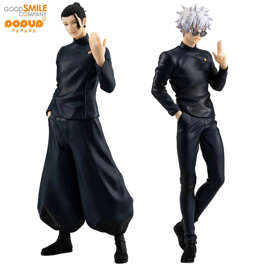 Figuras POP UP PARADE Jujutsu Kaisen de 19 cm | Figuras que representan a Suguru Geto y Satoru Gojo, versión Inventario Oculto / Muerte Prematura. Modelos detallados para coleccionistas y fanáticos del anime.