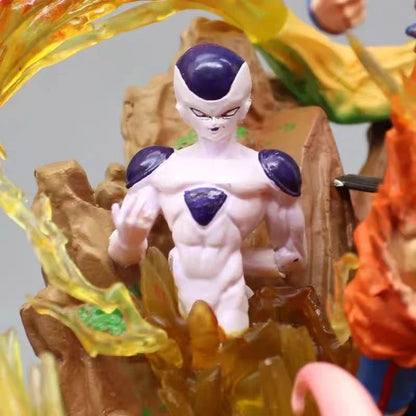 23cm Figurine Dragon Ball | Son Goku, Freezer, Cell, Boo et Shenron en action. Statue détaillée, parfaite pour les collectionneurs et les fans. Idéal comme cadeau