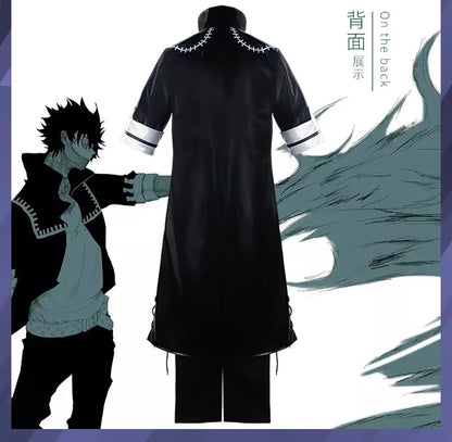 Adopta el aspecto de Toya Todoroki, uno de los villanos más formidables de My Hero Academia, con este disfraz de cosplay que incluye un abrigo negro, una camisa y pantalones. Perfecto para convenciones, Halloween o eventos temáticos.