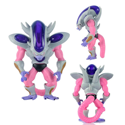 Conjunto de 8 figuras de Freezer | Dragon Ball Z: Colección de figuritas que representan las diferentes transformaciones de Freezer. Perfecto para fans y coleccionistas. 