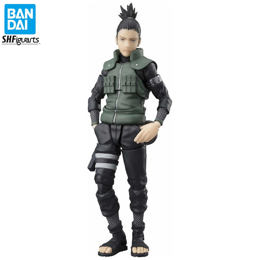 15cm Figurine Bandai S.H.Figuarts (édition Brilliant Strategist) | Figurine articulée originale de Shikamaru Nara. Modèle de collection rare tiré de l'anime, idéal pour les fans et les collectionneurs