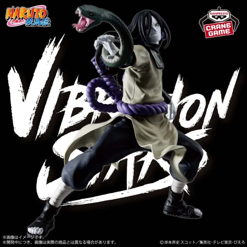 15cm Figurine Bandai Banpresto (édition Vibration Stars) Naruto | Modèle en PVC représentant Orochimaru, parfait pour les collectionneurs et les fans d'anime. Idéal comme cadeau de Noël ou décoration