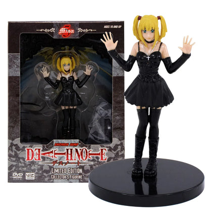 Figura de la nota de muerte de 12 cm | Figura de PVC de Misa Amane, personaje icónico de Death Note, perfecta para coleccionistas y como regalo para fans.