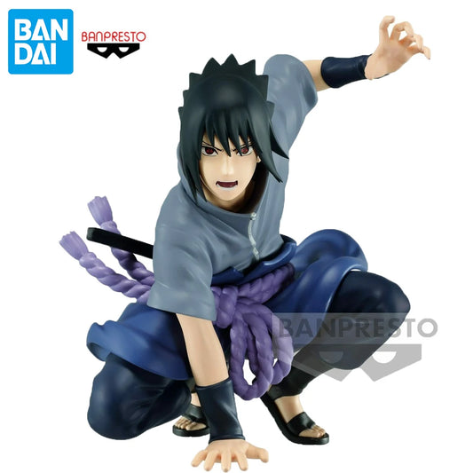 Figura Bandai Banpresto Naruto Shippuden de 12 cm | Modelo de acción que representa a Uchiha Sasuke, figura coleccionable para fans del anime. Perfecto como regalo o decoración.