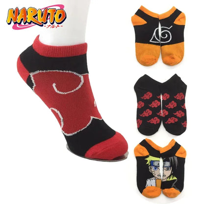 Naruto Socks for Men and Women: Naruto, Sasuke, Kakashi, Akatsuki. Breathable, Sweat-wicking, Comfortable, Ideal Gift 