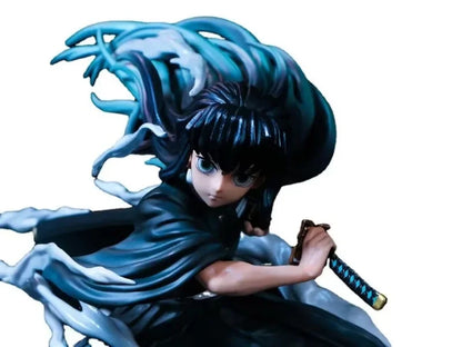Figuras de Demon Slayer | Figuras que representan a Zenitsu, Kanroji, Akaza, Shinobu, Muichiro, Kyojuro y Kokushibo. Perfectas para decorar un escritorio o estante, estas figuras detalladas son ideales para los fanáticos de Demon Slayer. 