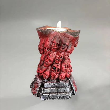 Porte-Bougie en résine avec support inspiré de l'univers de BERSERK, idéale pour les décorations d'Halloween ou thématiques. Cadeau parfait pour les amateurs d'anime et d'objets uniques