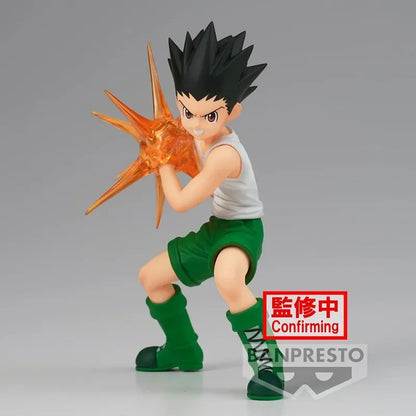 Figura Bandai Banpresto de 11 cm (edición de estrellas vibratorias) Hunter x Hunter | Maqueta en PVC que representa a Gon Freecss. Perfecto para colecciones y como regalo para fans del anime.