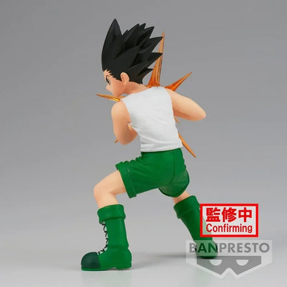 Figura Bandai Banpresto de 11 cm (edición de estrellas vibratorias) Hunter x Hunter | Maqueta en PVC que representa a Gon Freecss. Perfecto para colecciones y como regalo para fans del anime.