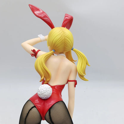 Figura de cola de hada de 38 cm | Figura de PVC de Lucy Heartfilia disfrazada de conejita. Esta figura detallada ofrece un diseño premium. Un modelo de colección perfecto para fans.
