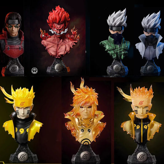 Busto de figura de Naruto de 10*14cm | Personajes de NARUTO: Modelo de colección perfecto para decoración de interiores. Una gran adición a cualquier colección. 