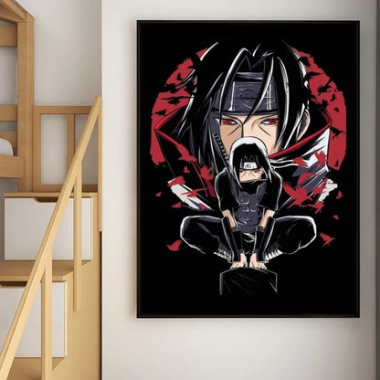 Unframed Uchiha Itachi Poster Paper Print Wall Decor for Living Room Bedroom Hallway Bar Cafe 
