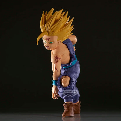 10-13cm Figurine Dragon Ball Z | Figurine officielle Banpresto de la gamme Match Makers représentant Gohan affrontant Cell. Modèle en PVC détaillé, idéal pour les collectionneurs et fans de DBZ