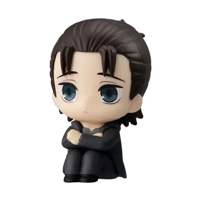 Figuras de Ataque a los Titanes | Figuras originales de BANDAI Attack on Titan de la serie Final Waiting. Descubre a Eren, Mikasa, Armin, Levi y Hansi como minifiguras de Gashapon, perfectas para completar tu colección o para regalar. 