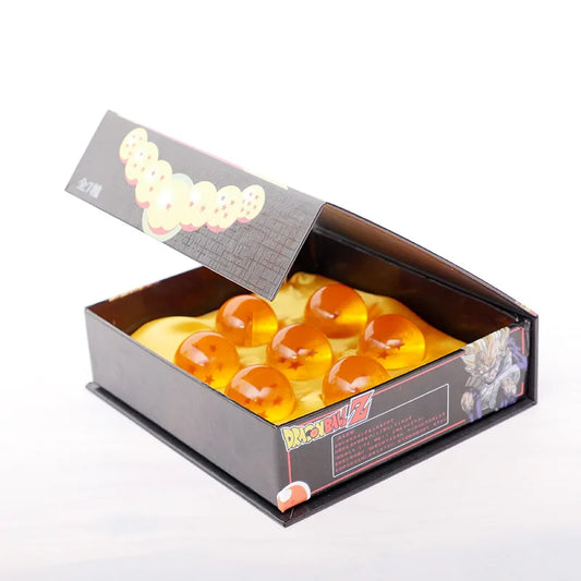 Dragon Ball Crystal Balls Set of 7 (3.5 cm) | Summon Shenron with these collectible figures, perfect as a gift for fans of the anime 
