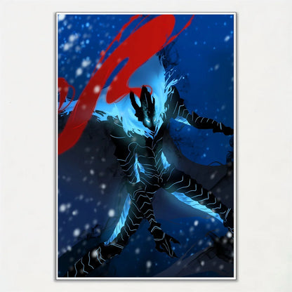 Solo Leveling Unframed Poster | Digital Art Poster for Wall Decor. Ideal for living room, bedroom, restaurant or kitchen. Perfect for anime fans and home decor lovers.