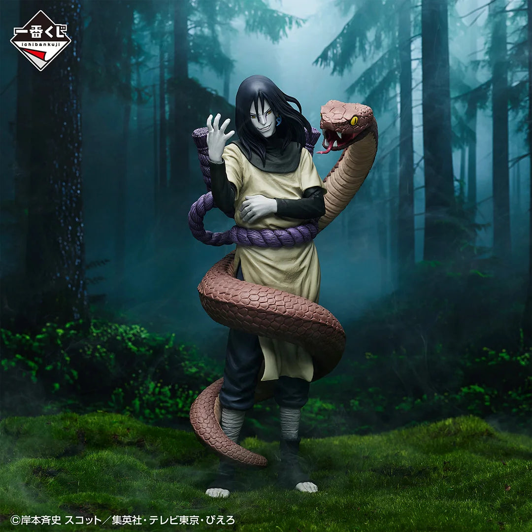 11-25cm BANDAI Ichiban Kuji edición limitada de 3 | Figuras detalladas de PVC de colección de Jiraiya, Orochimaru y Tsunade. Modelos de acción anime, perfectos para colecciones y como regalo para fans de Naruto.