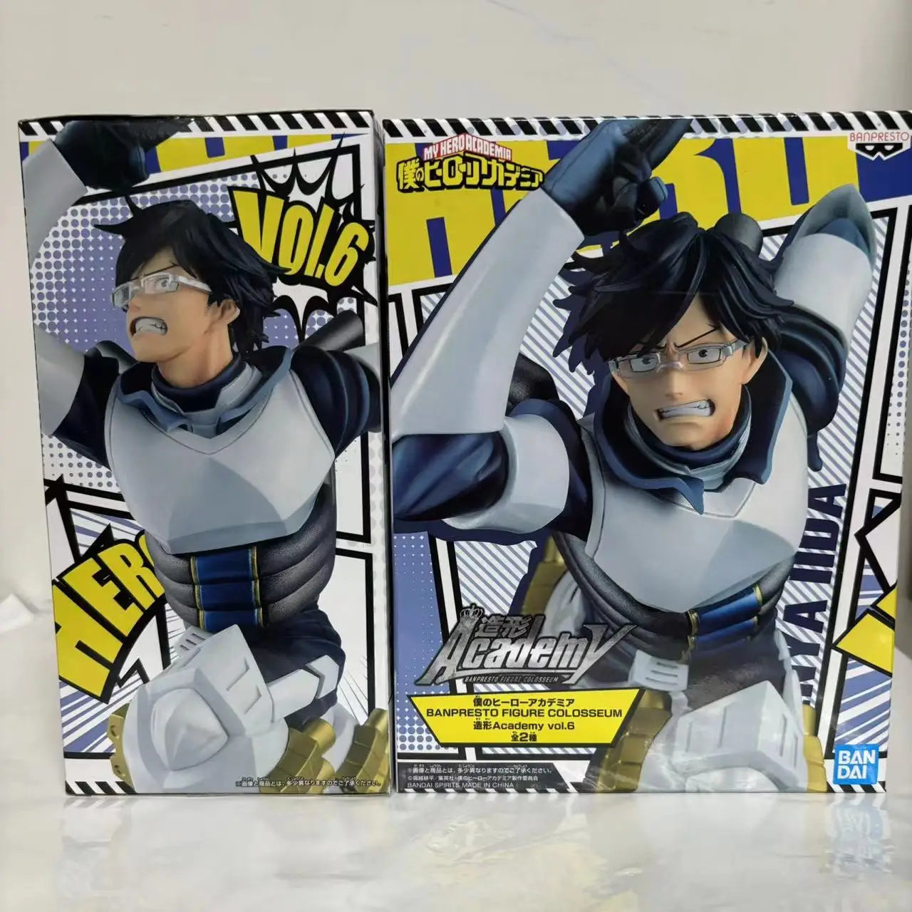Figura BANDAI My Hero Academia de 16 cm | Auténtica figura Bandai de Iida Tenya. Este modelo de PVC de alta calidad es una figura coleccionable, perfecta para fans y coleccionistas.