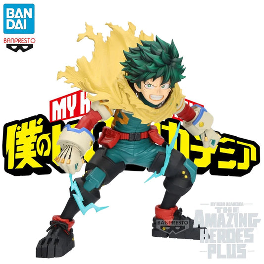 Figura BANPRESTO My Hero Academia | Figura de Midoriya Izuku (Vol. Ⅱ) de la serie THE AMAZING HEROES PLUS. Esta figura captura perfectamente el espíritu del héroe. Ideal como regalo para fans y coleccionistas.